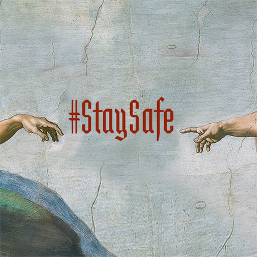 sharepic "stay safe" for social distancing 